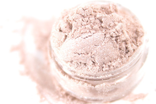 Petal - Pale High Shimmer Pink Vegan Mineral Eyeshadow - Handcrafted Makeup