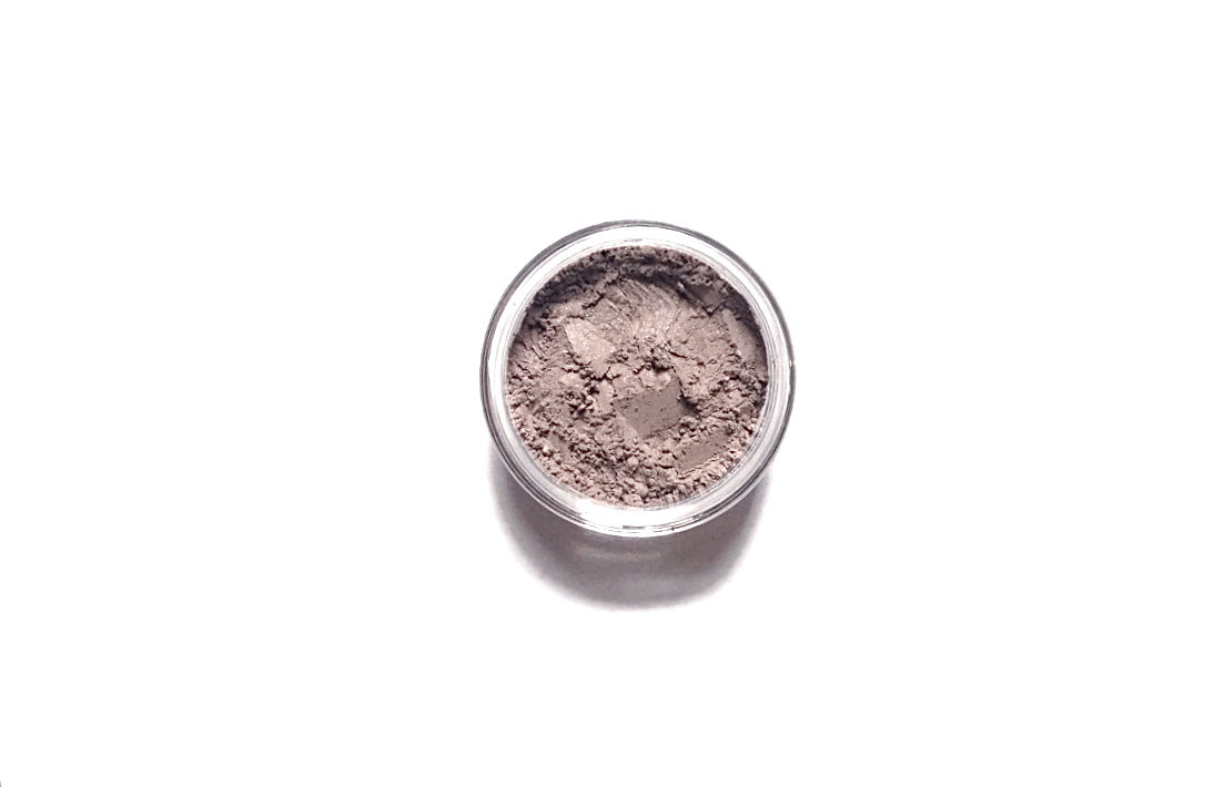 Moonlight - Mineral Eyeshadow - Silver Taupe Sparkle - Handcrafted Makeup