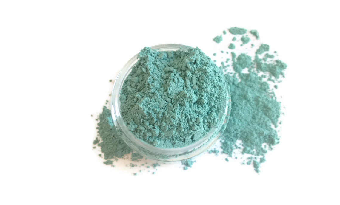 Seafoam - Pale Blue Green - Vegan Mineral Eyeshadow - Handcrafted Makeup
